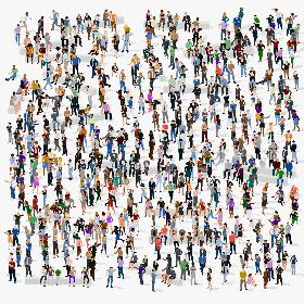 City People x500 Static Poses Lowpoly ArchViz 3D model